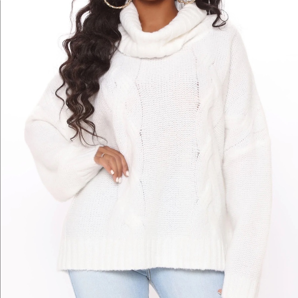 NWT fashion nova waiting for you sweater SMALL size